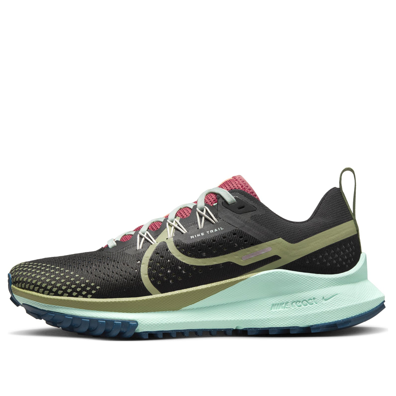 (WMNS) Nike React Pegasus Trail 4 'Black Alligator Mint' DJ6159-004