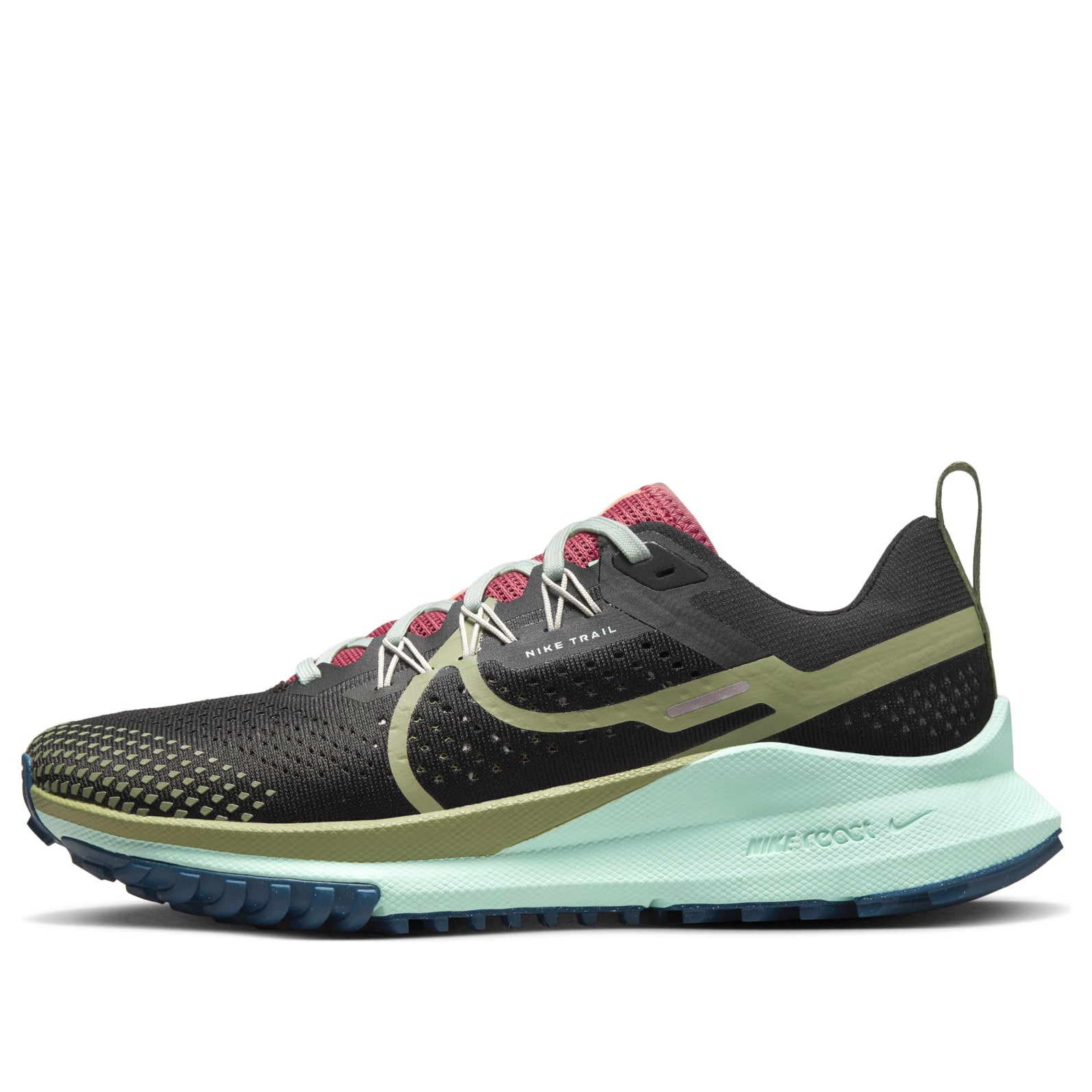 (WMNS) Nike React Pegasus Trail 4 'Black Alligator Mint' DJ6159-004