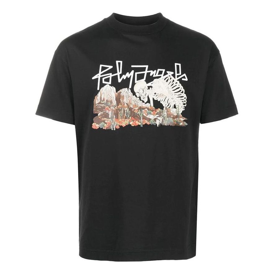 Palm Angels Desert Skull T-Shirt 'Black' PMAA001F20JER0071084