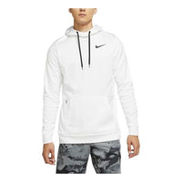 Nike Therma Casual Sports Training Logo hooded Long Sleeves White CU6215-100