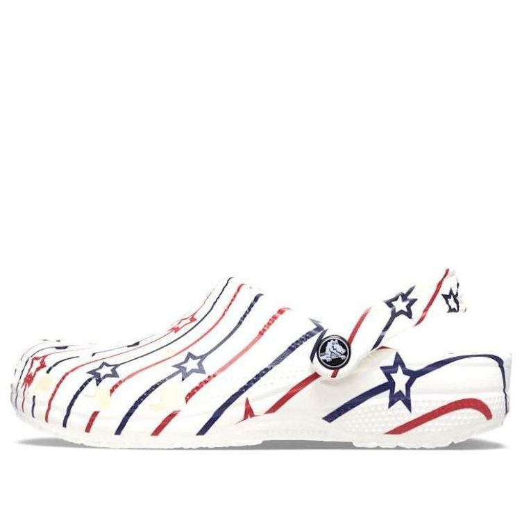 Crocs Classic Stars and Stripe Clog 'White Multi' 208877-94S
