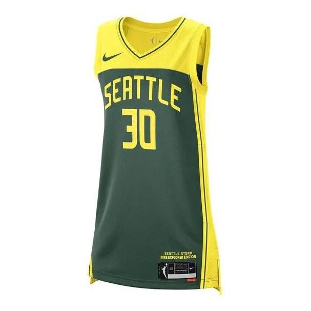 (WMNS) Nike Dri-FIT WNBA Seattle Storm Breanna Stewart Victory Jersey 'Green Yellow' DC9576-325