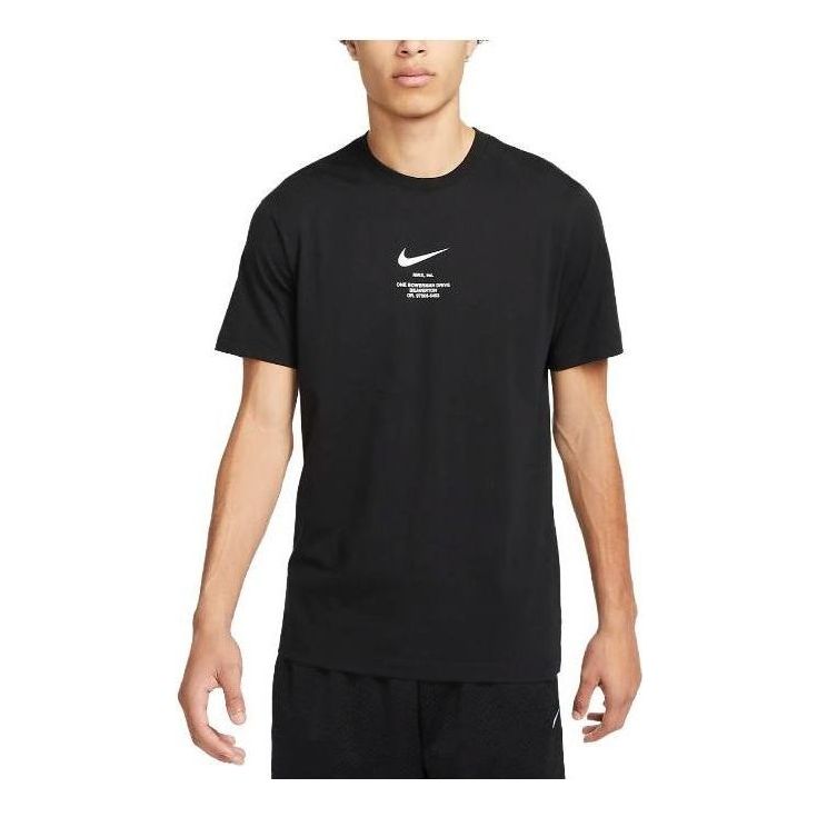 Nike NSW Swoosh T-Shirt 'Black' DZ2881-010