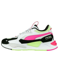 (WMNS) PUMA RS-Z Reinvent 'White Fluo Pink Black Fizzy Lime' 383219-08