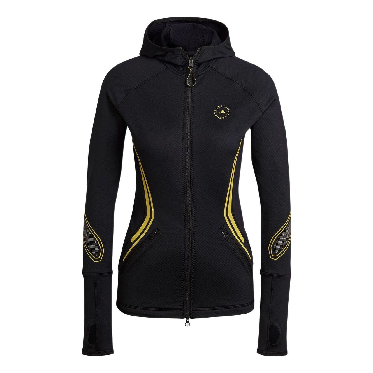 (WMNS) adidas by Stella McCartney Truepace Running Long Sleeve Track Jacket Asia Sizing 'Black' HI6055