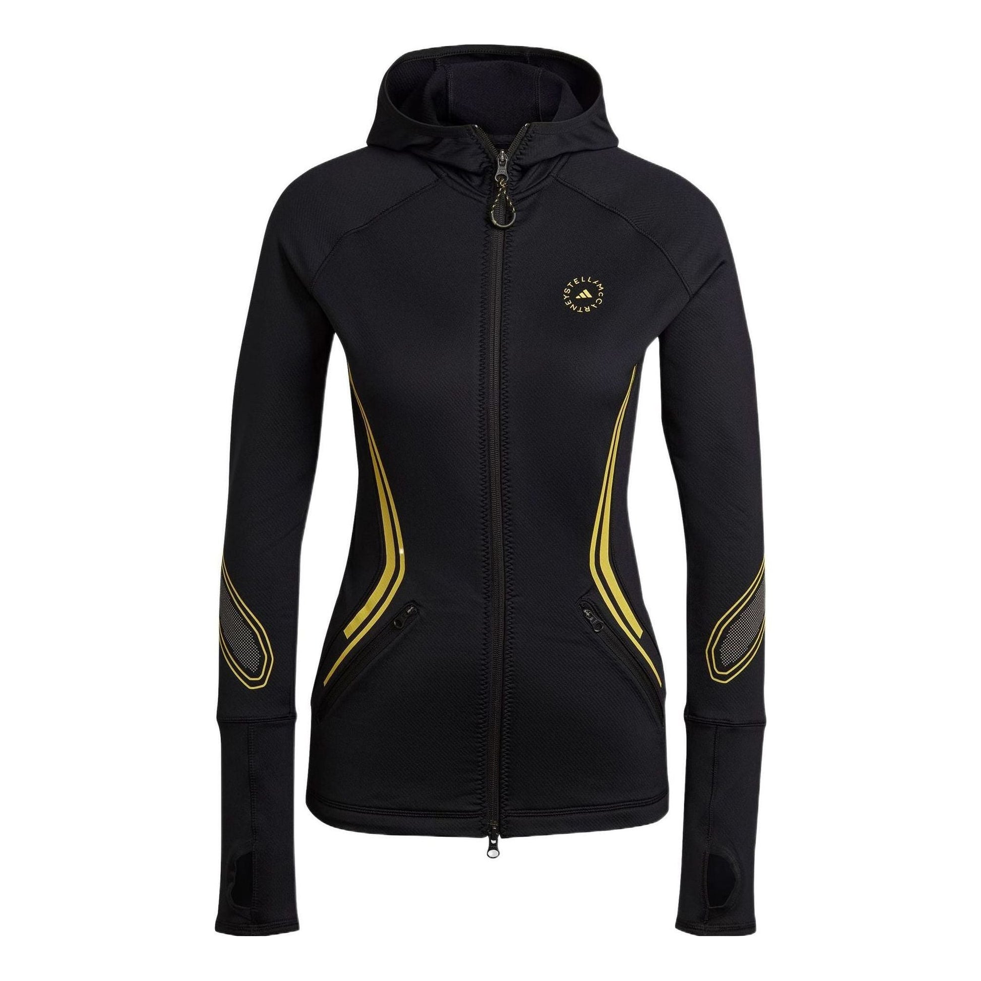 (WMNS) adidas by Stella McCartney Truepace Running Long Sleeve Track Jacket Asia Sizing 'Black' HI6055