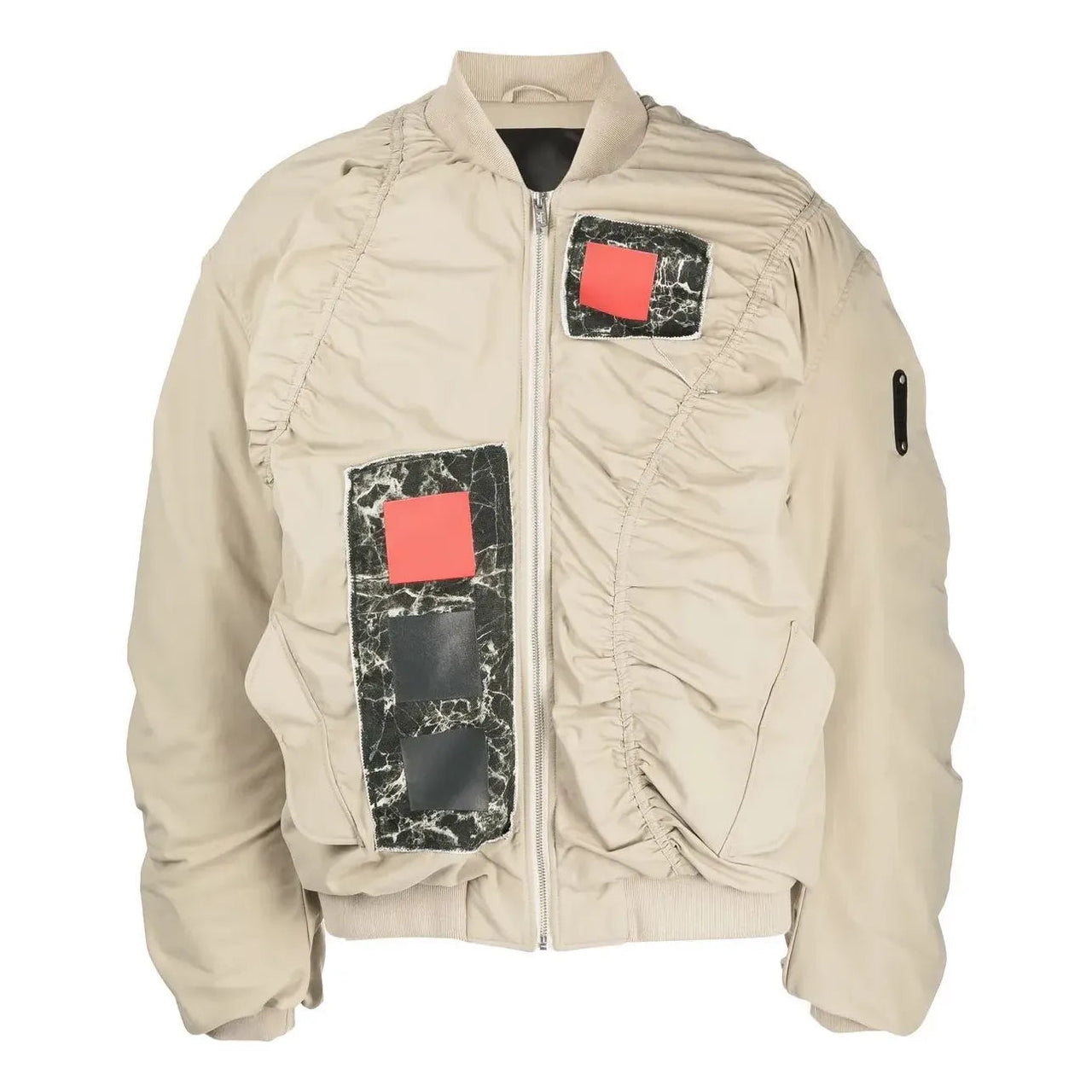 A-COLD-WALL* Cubist Ruched Bomber Jacket 'Dark Stone' ACWMO131