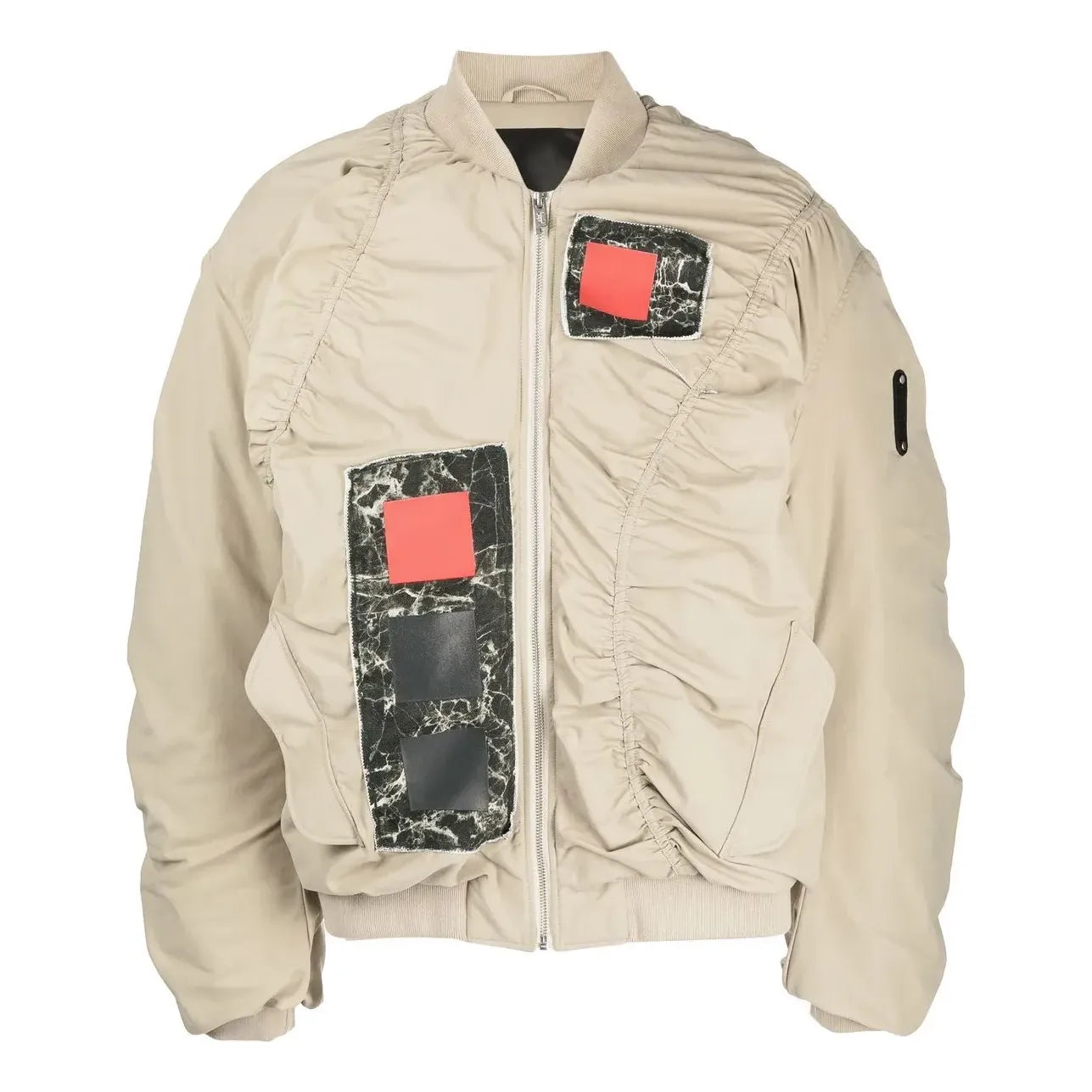 A-COLD-WALL* Cubist Ruched Bomber Jacket 'Dark Stone' ACWMO131
