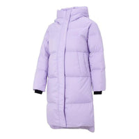 (WMNS) Skechers Casual Long Down Jacket 'Purple' P423W030-010Y