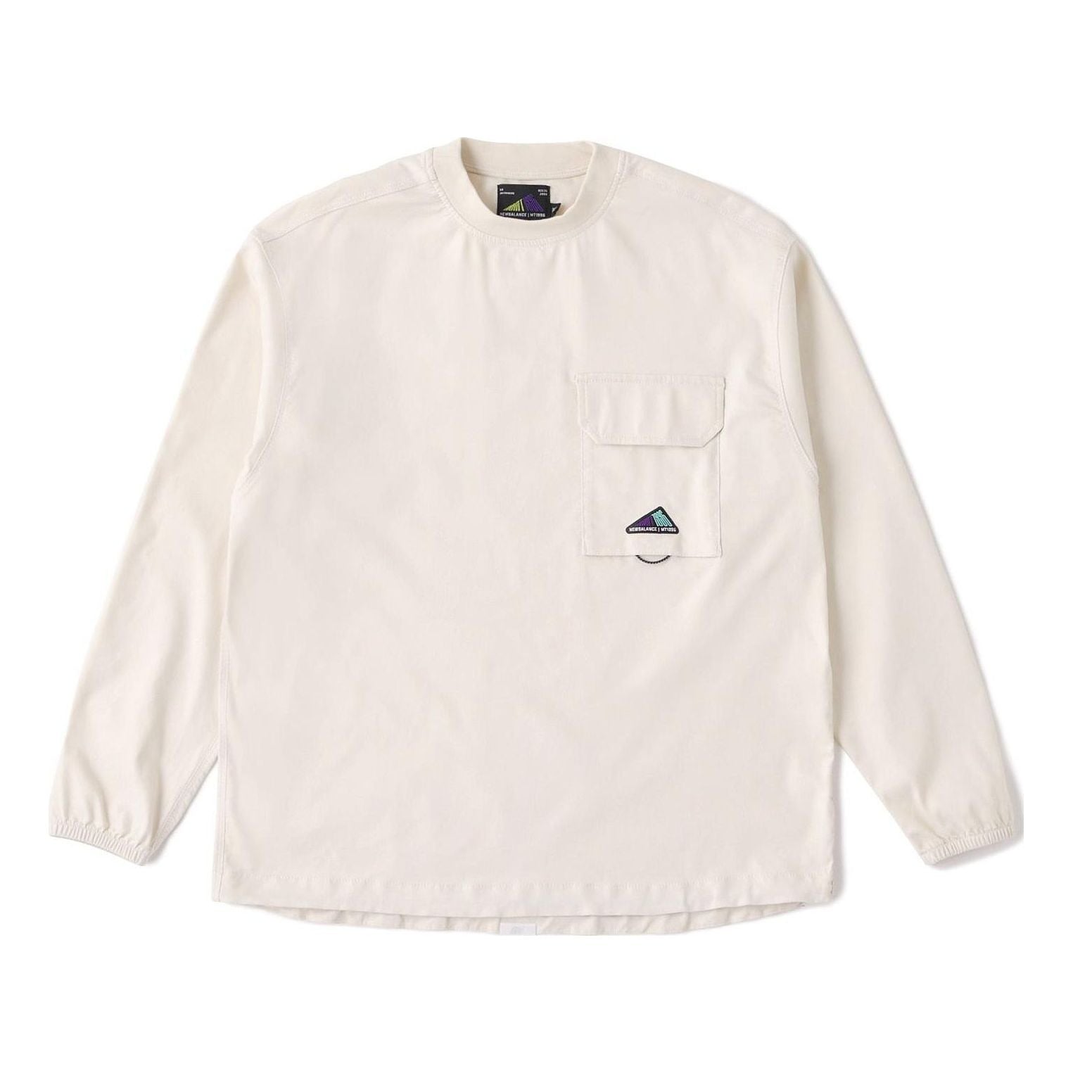 New Balance Logo Print Essential Top Asia Sizing 'Cream White' AMT35010-BE