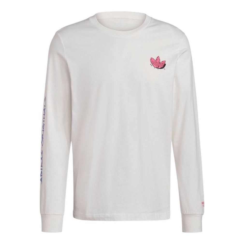 adidas Originals Funny Dino Long Sleeve Tee 'White Multi' H13449