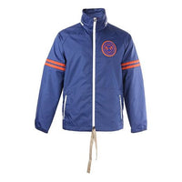 Men's Gucci SS21 Zipper Hooded Jacket Blue 568557-ZABX2-4340
