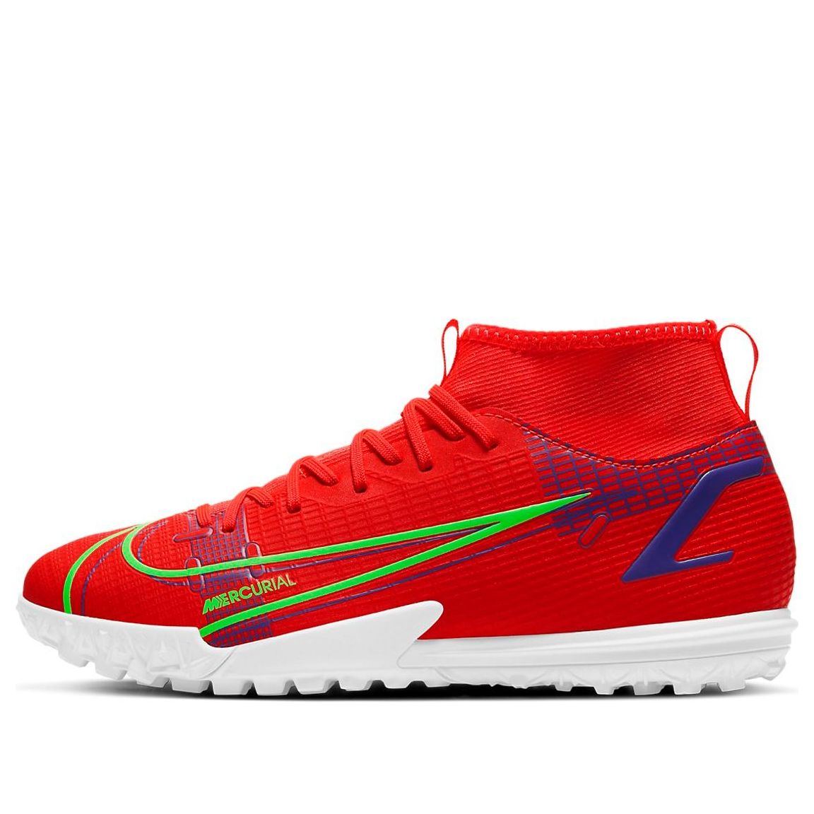 (GS) Nike JR Mercurial Superfly 8 Academy TF 'Red Blue White' CV0789-600