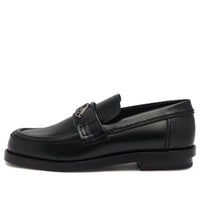 (WMNS) Alexander McQueen Seal Loafer 'Black Gun Metal 783218WIES31081