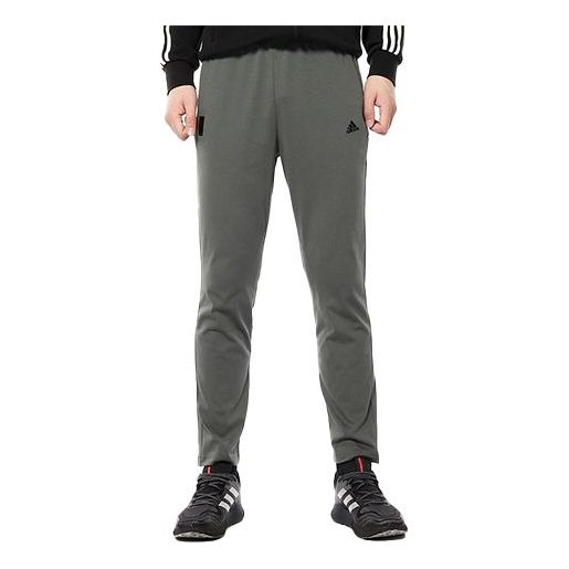 adidas Wj Pnt Sj logo Logo Woven Sports Long Pants Gray Green DY8744