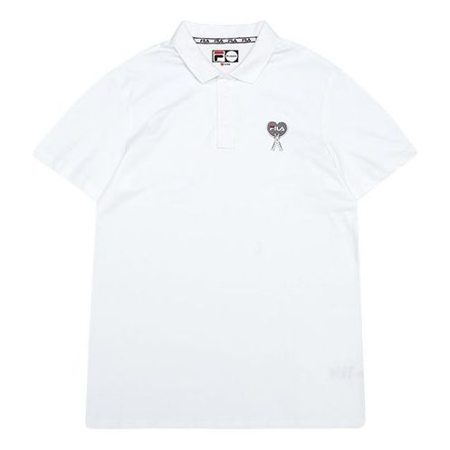 FILA FUSION Sports Short Sleeve POLO White T11M021112F-WT