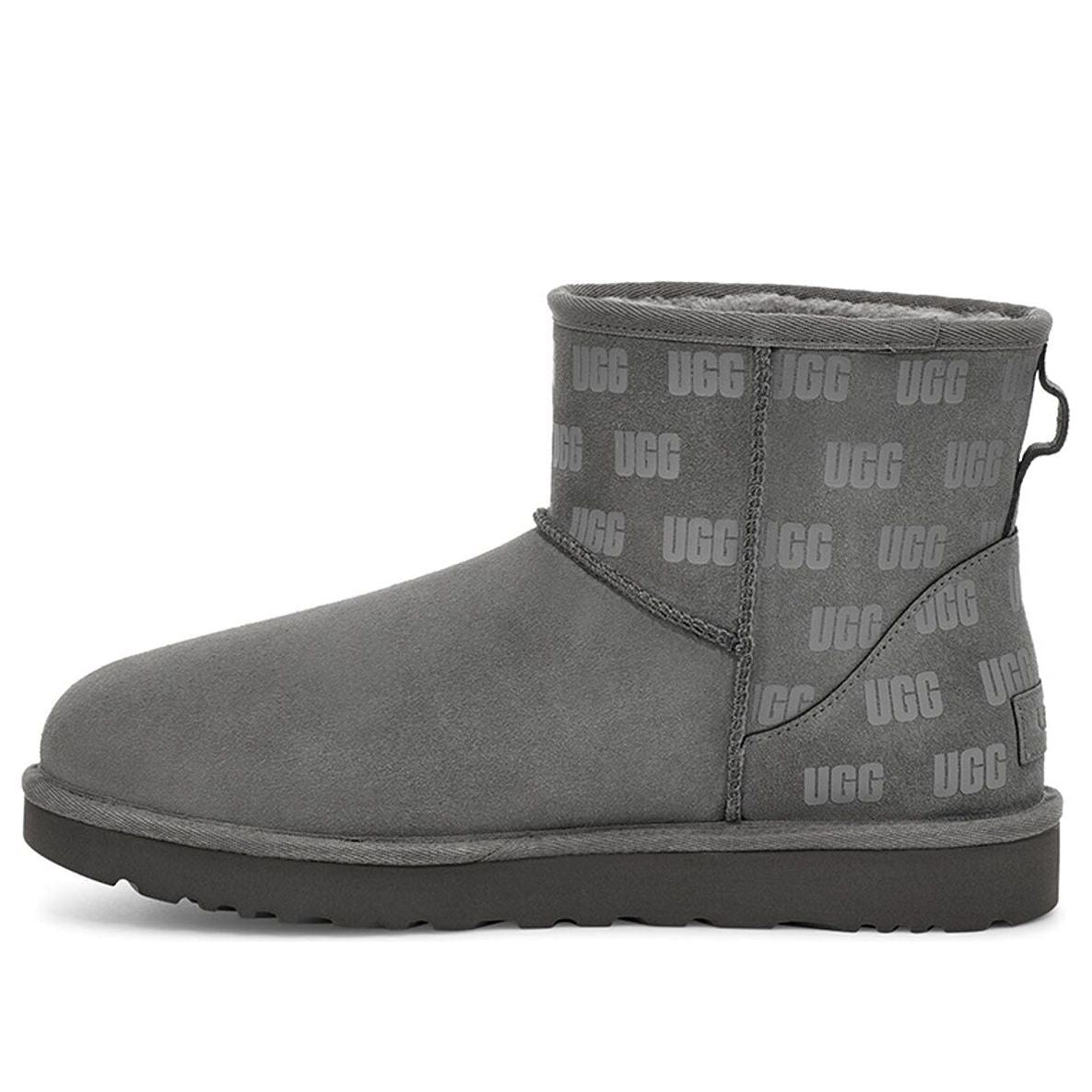 UGG Classic Mini II Snow Boots Gray 1119391-CHRC