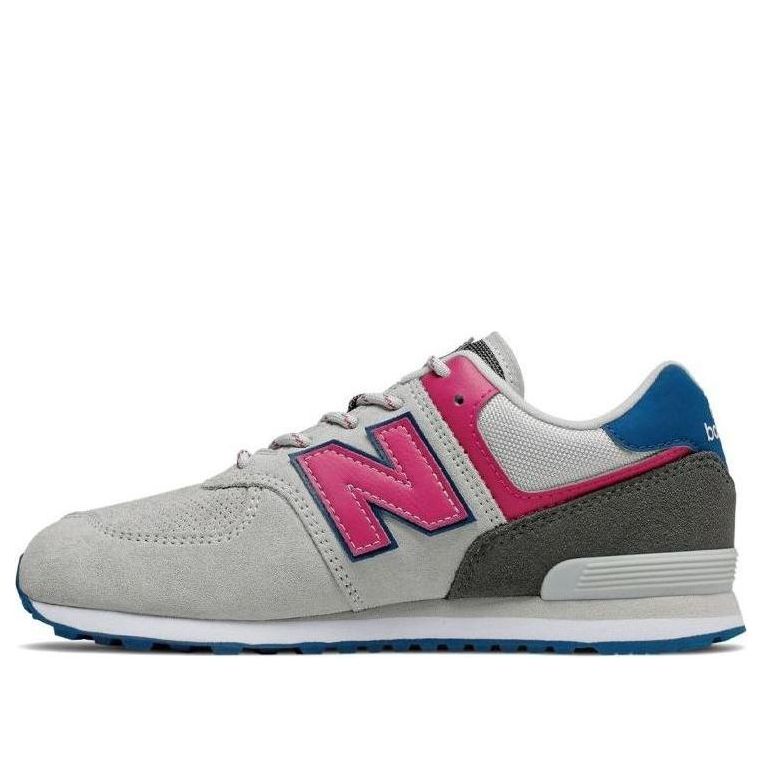 (GS) New Balance 574 Grey/Pink GC574JGO