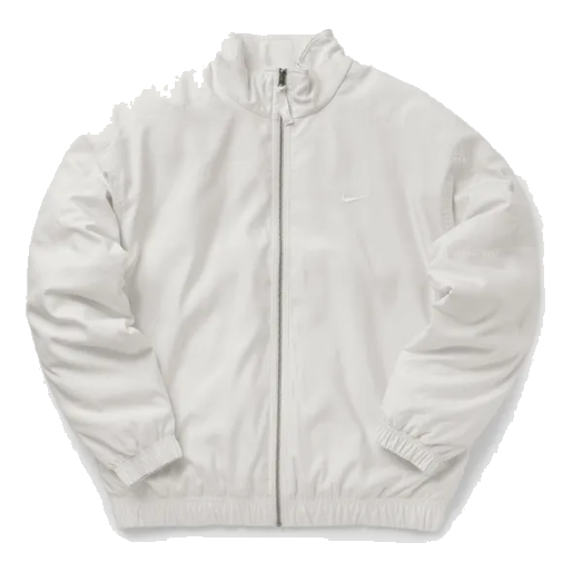 Nike Swoosh Satin Bomber Jacket 'Phantom White' DN1266-030