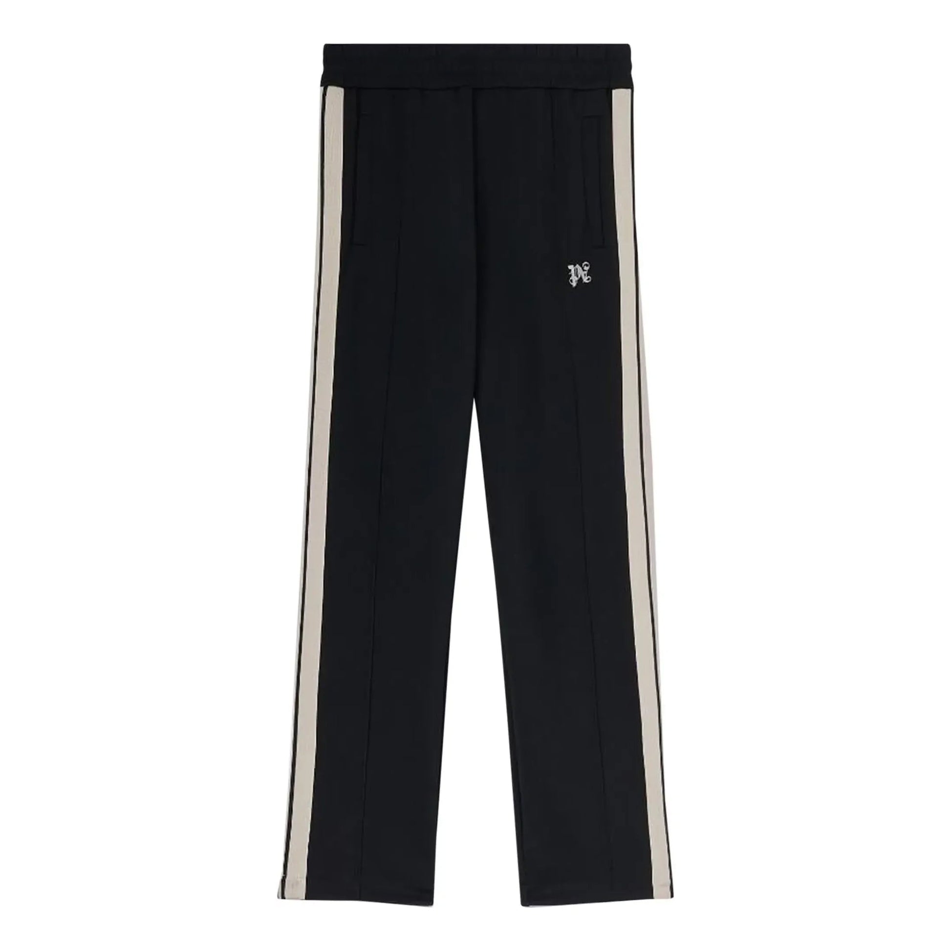 Palm Angels SS23 Monogram Classic Track Pants 'Black Off White' PMCJ020E23FAB0011003