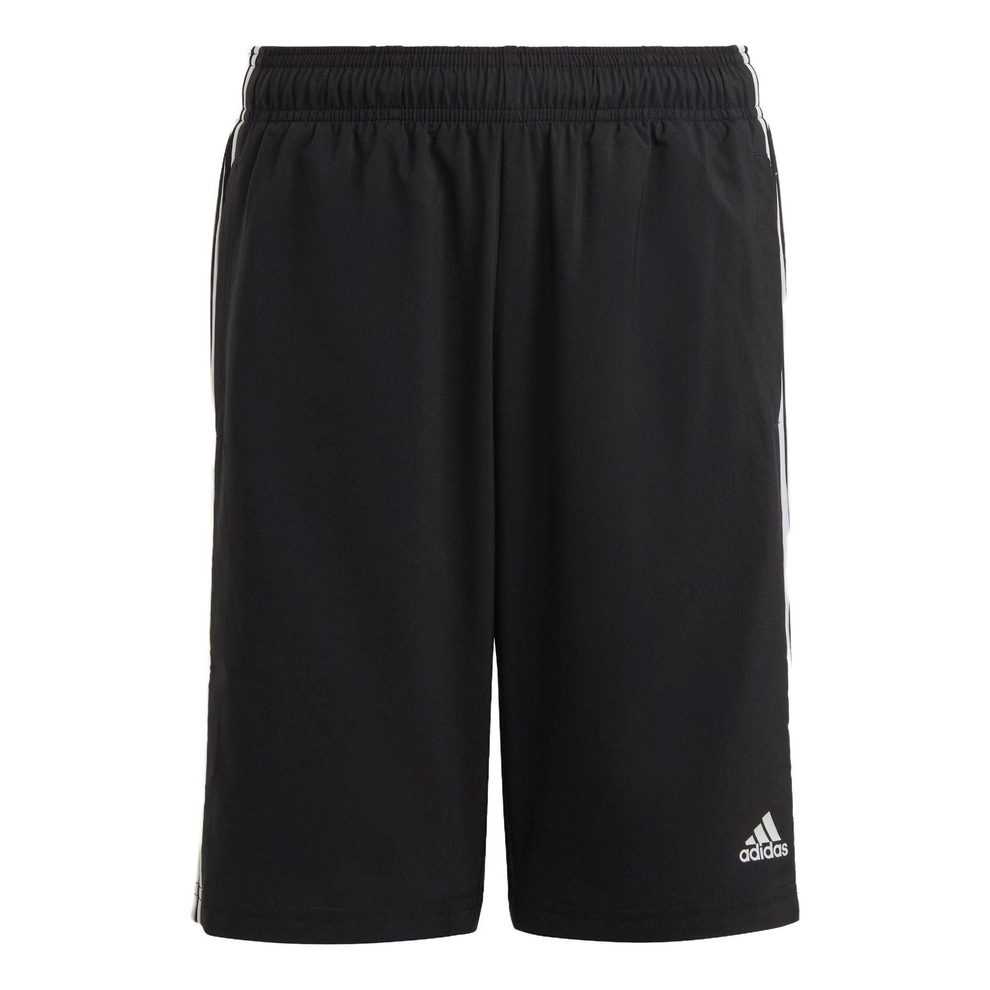(GS) adidas Black Essentials 3-Stripes Woven Shorts 'Black' HR6332