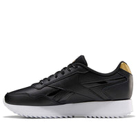 (WMNS) Reebok Royal Glide Ripple Double 'Black White' FW6715