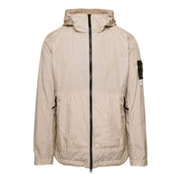 STONE ISLAND Crinkle Reps Hooded Jacket 'Dove Grey' 781540522-V0092