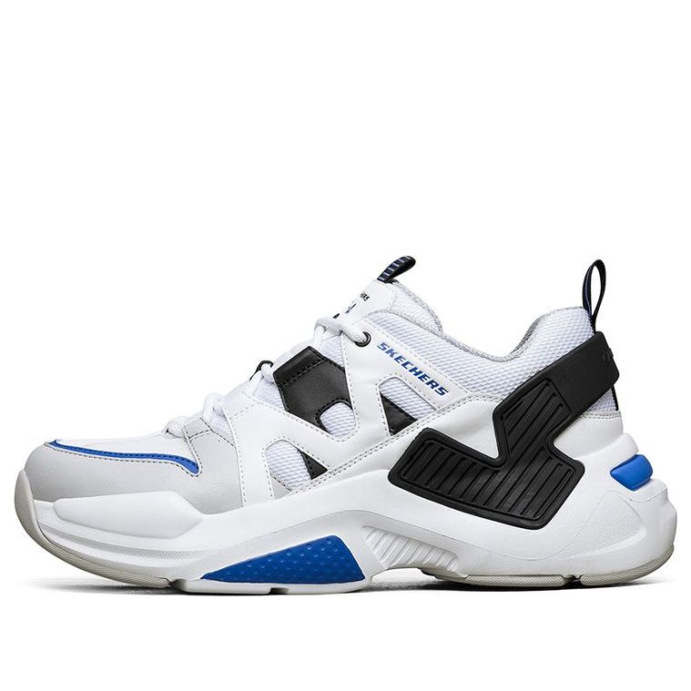 Skechers D'lites 2.0 Running Shoes White/Black/Blue 888008-WBKB