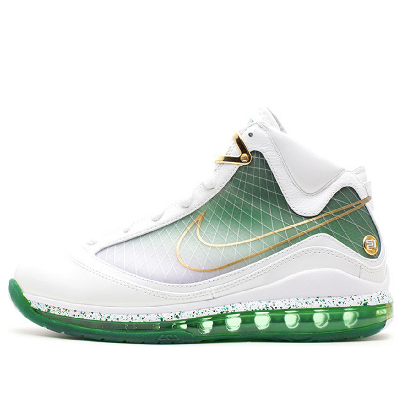Nike LeBron 7 MTAG Shengyang 'White Gold yellow gold' 375664-170