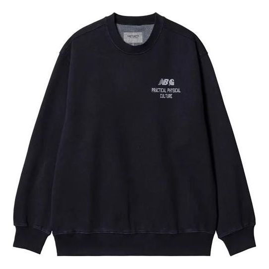 New Balance x Carhartt WIP Crew Sweatshirt Asia Sizing 'Eclipse' MT21577-ECL