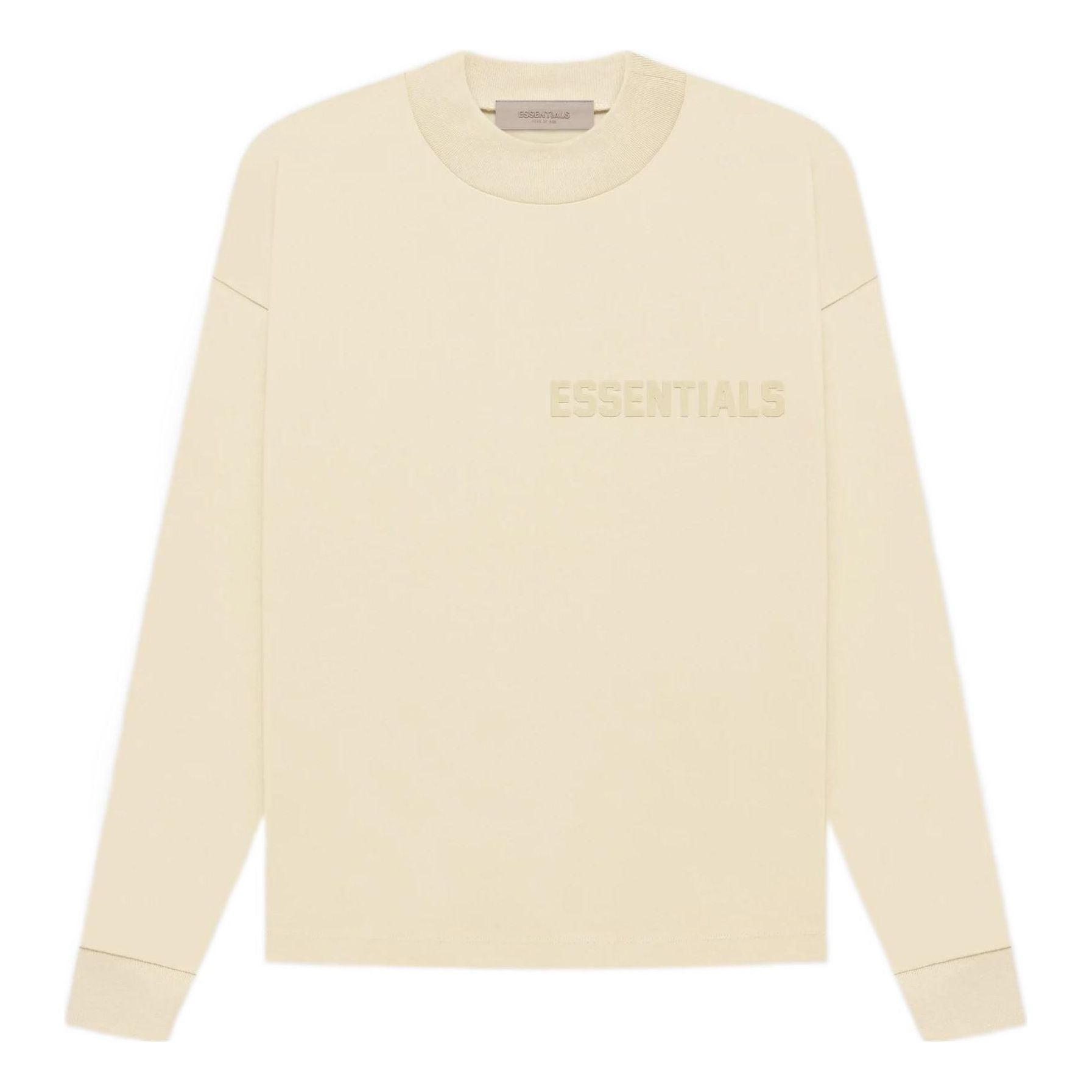 Fear of God Essentials FW22 Long Sleeve Tee 'Egg Shell' FOG-FW22-258