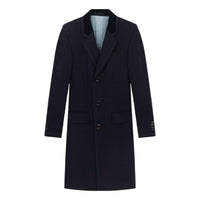 Gucci Bee Embroidered Wool Coat 'Black' 522526-Z510C-4240