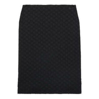 (WMNS) Gucci GG Crinkle Viscose Skirt 'Black' 771291-ZAPF8-1000
