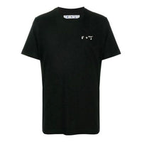 Off-White Logo Printing Short Sleeve Black OMAA027F20FAB0021001