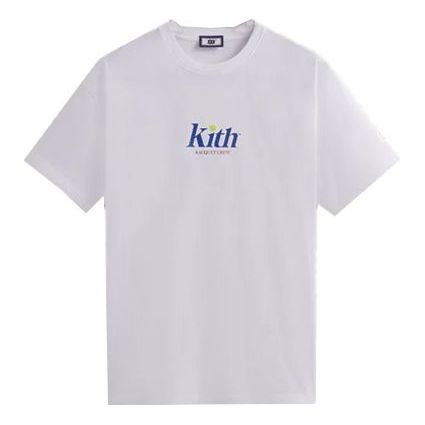 KITH x Wilson Racquet Crew Logo Vintage T-Shirt 'White' KHM031196-101