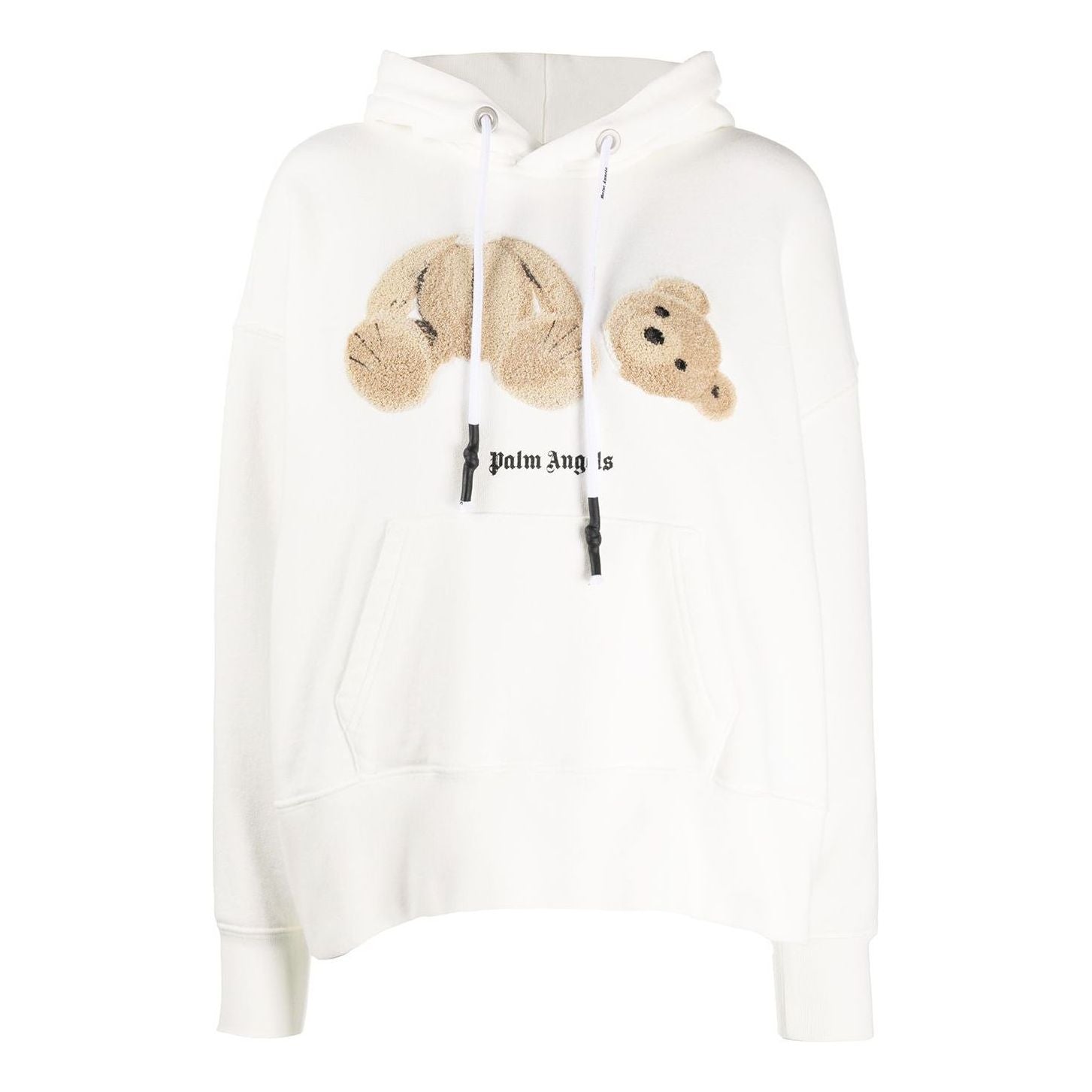 (WMNS) Palm Angels Broken Bear Cotton Hoodie 'White' PWBB023F20FLE0030360