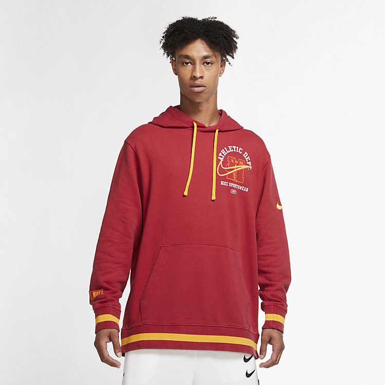 Nike Sportswear Club Fleece Pullover Hoodie 'Gym Red' DC3546-687
