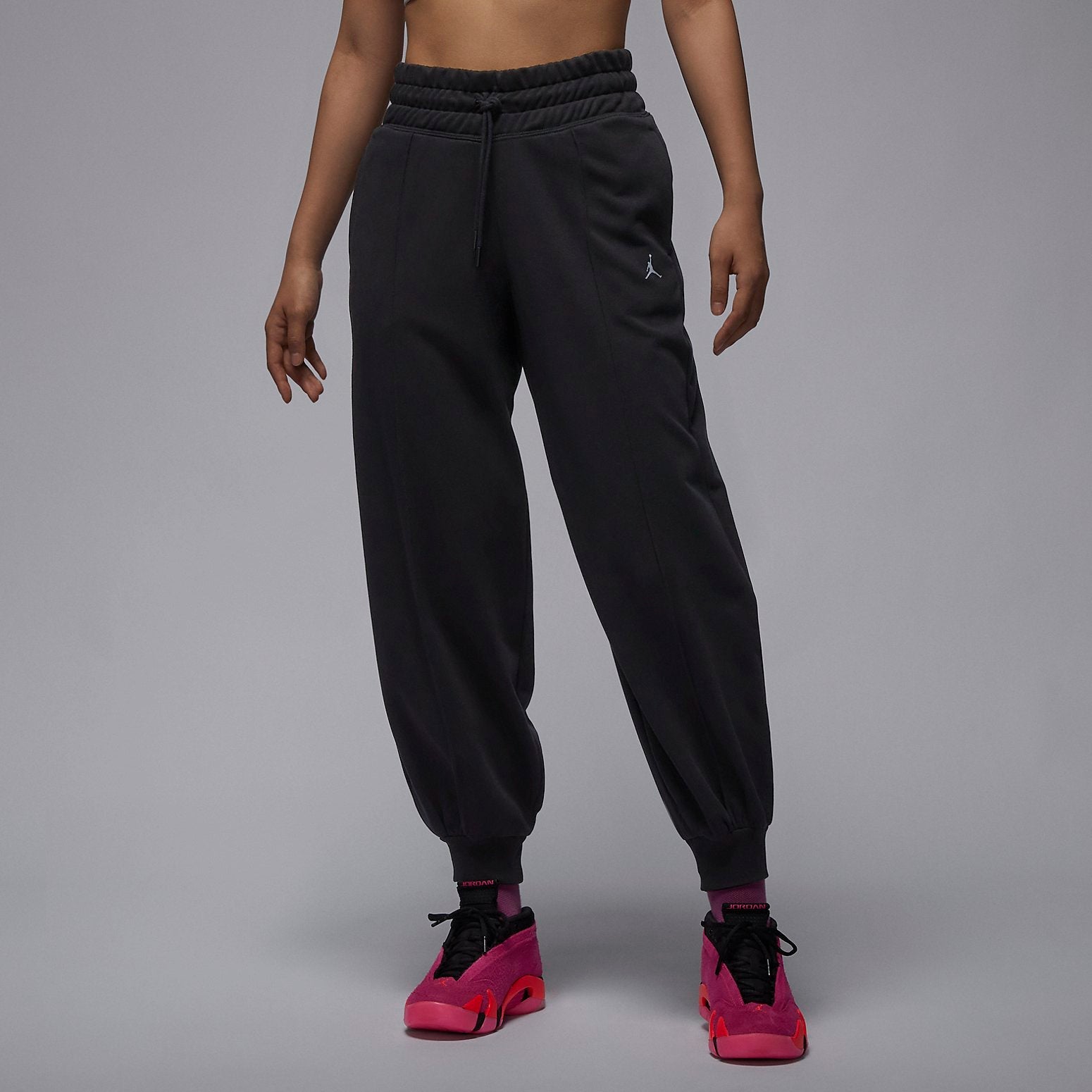 (WMNS) Air Jordan Sport Sweatpants Asia Sizing 'Black' FD7377-010