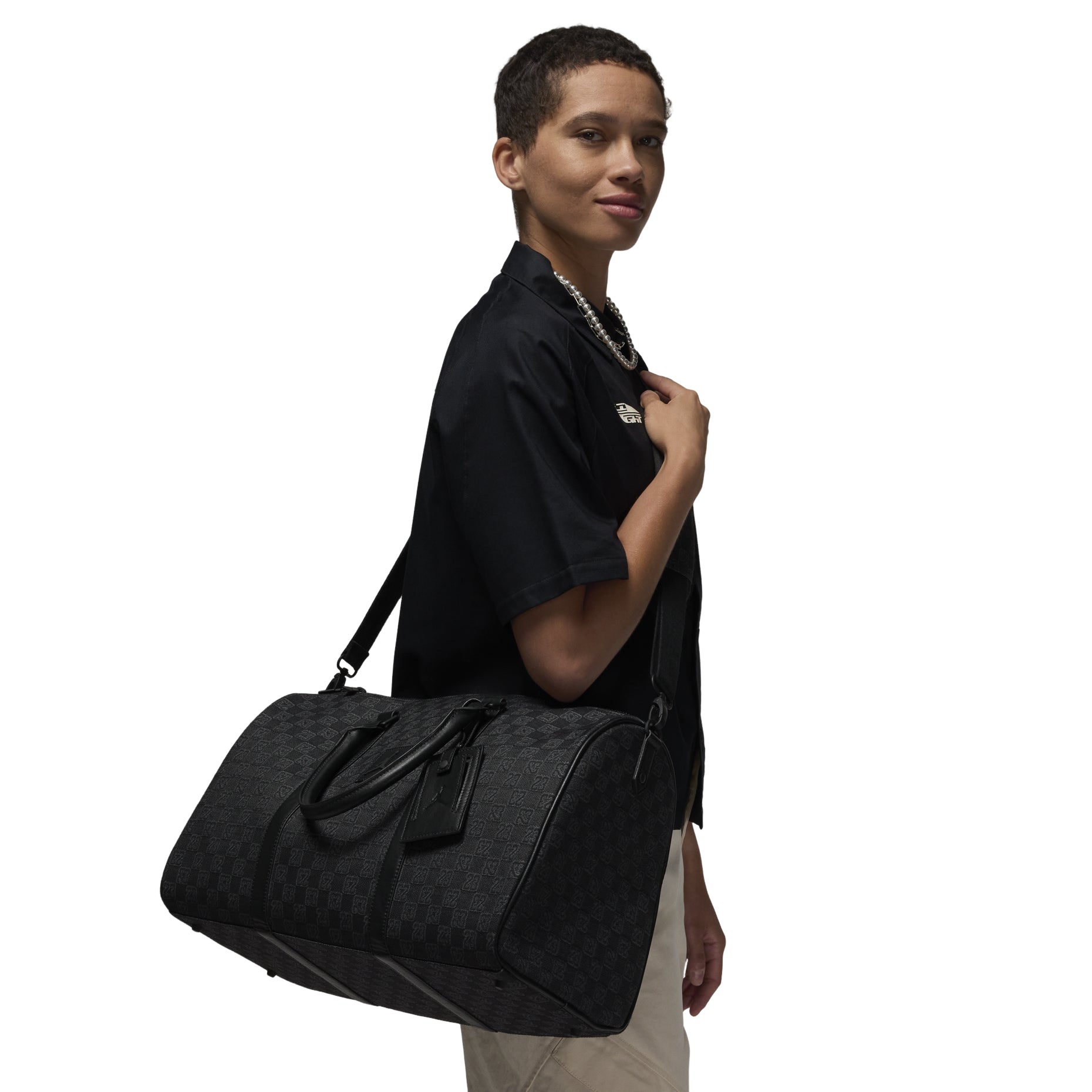 Air Jordan Monogram Duffle 25L 'Black' FJ6787-013