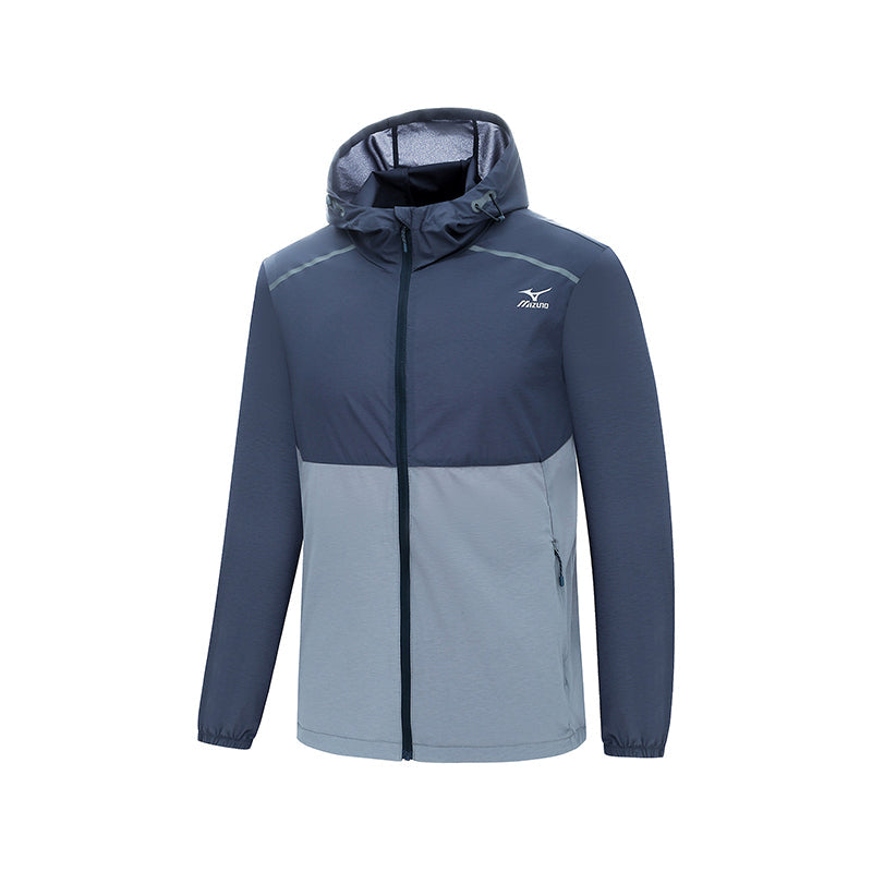 Mizuno Color-Block Jacket 'Navy Teal' A2CC2A02