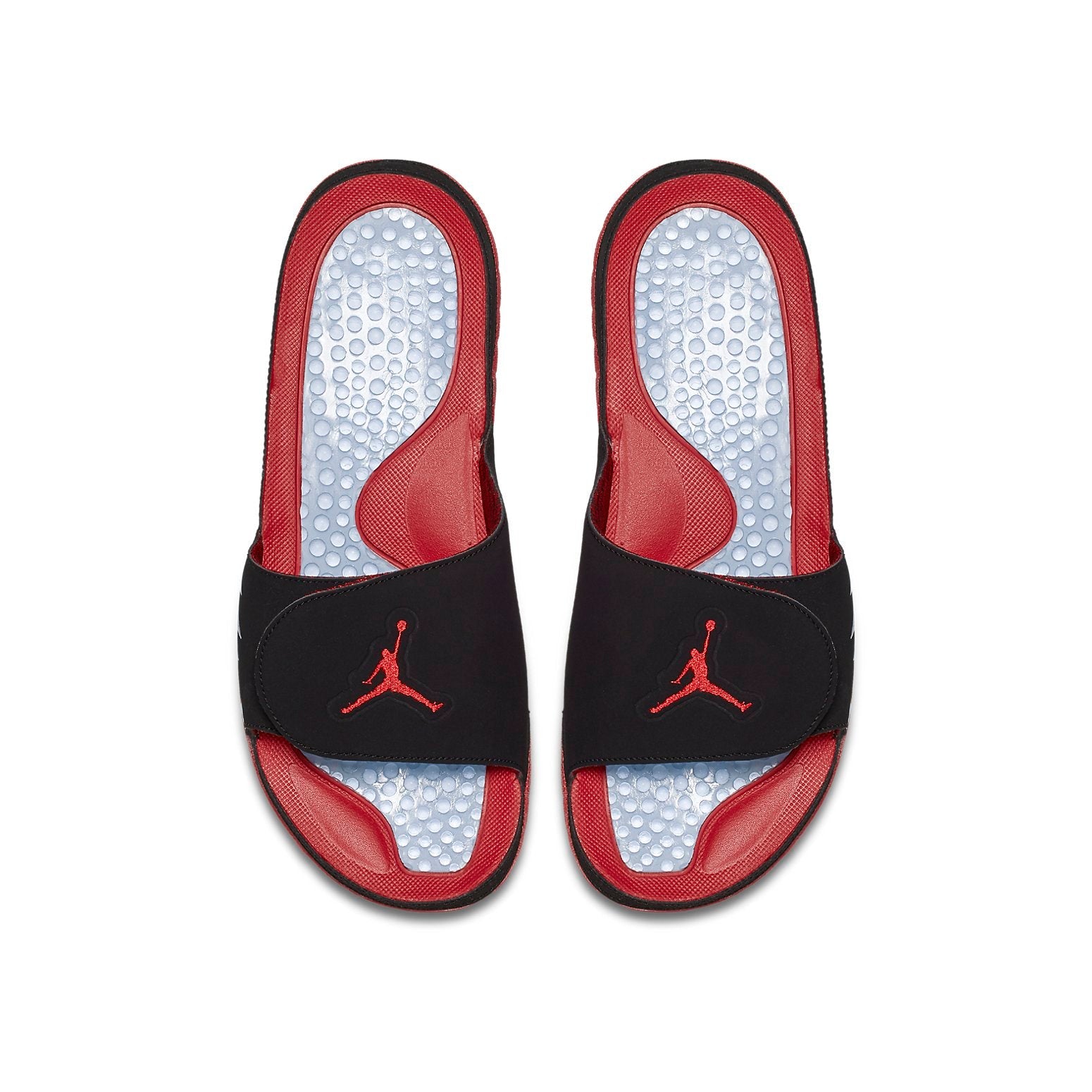 Air Jordan Hydro 5 Retro Black Red Slippers 'Black Red White' 555501-060