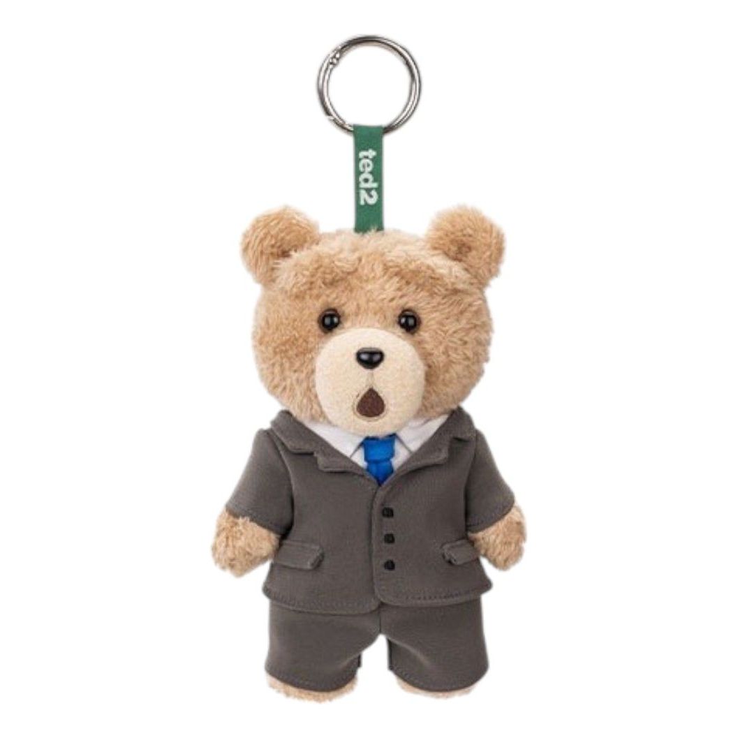 Pop Mart Ted2 Teddy Bear Action Plush Pendant 'Suit Bear' Secret Edition PPMT-2503-0035-SB