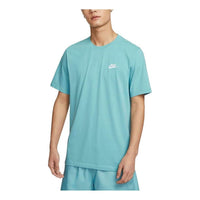 Nike Club T-shirt Asia Sizing 'Light Blue' AR4999-465