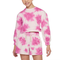 (PS) Nike Sportswear Washed Long-Sleeve Top 'Active Fuchsia' DX5071-623