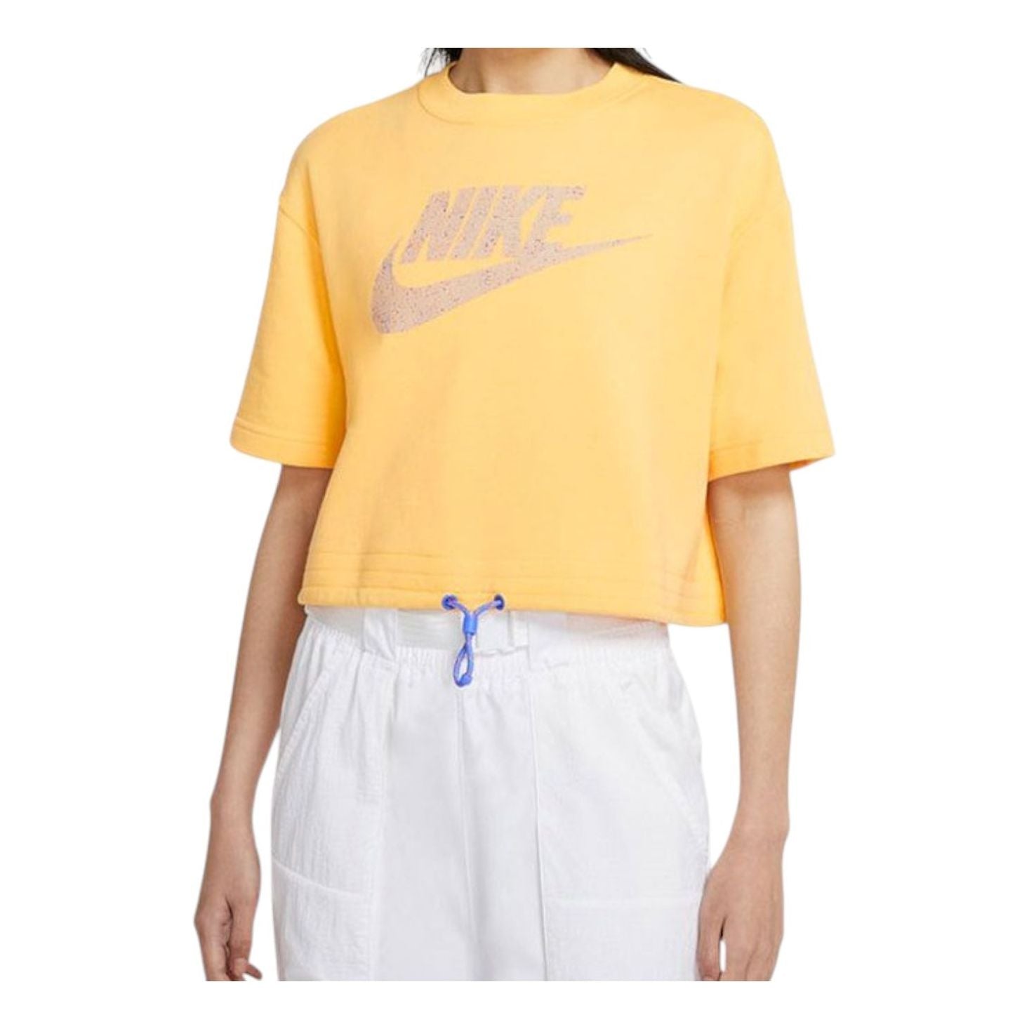 (WMNS) Nike Sportswear Icon Clash Logo 'Yellow' CJ2276-795