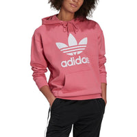 (WMNS) adidas Adicolor Trefoil Hoodie 'Pink' H33587