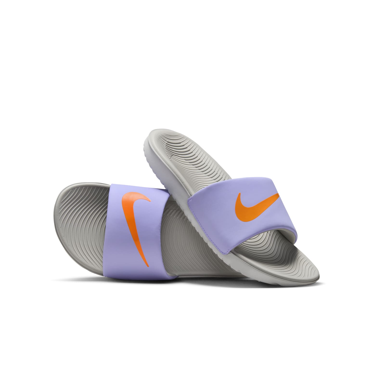 (GS) Nike Kawa Slides 'Purple Pulse Total Orange' FJ8812-500