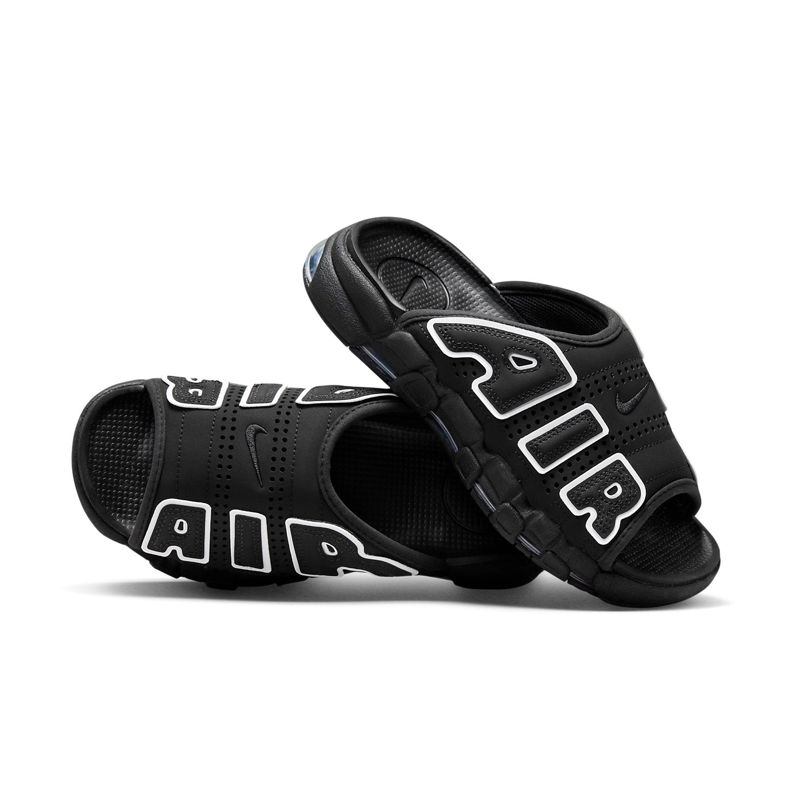 (WMNS) Nike Air More Uptempo Slide 'OG Black White' FD5983-001