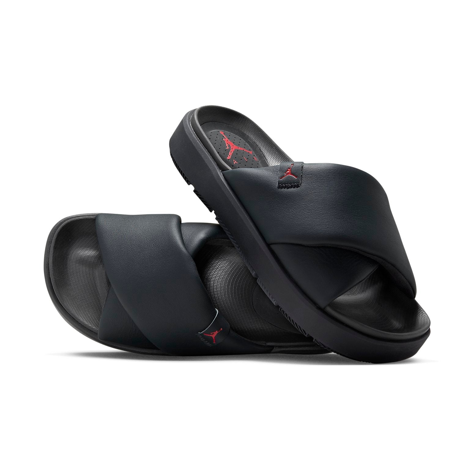 (WMNS) Air Jordan Sophia Slide Sports Slippers 'Off Noir Fire Red' DO8863-006