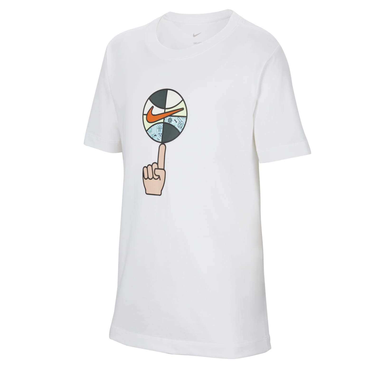 (GS) Nike Legend CHBL Dri-FIT T-shirt Asia Sizing 'White' HF6166-100